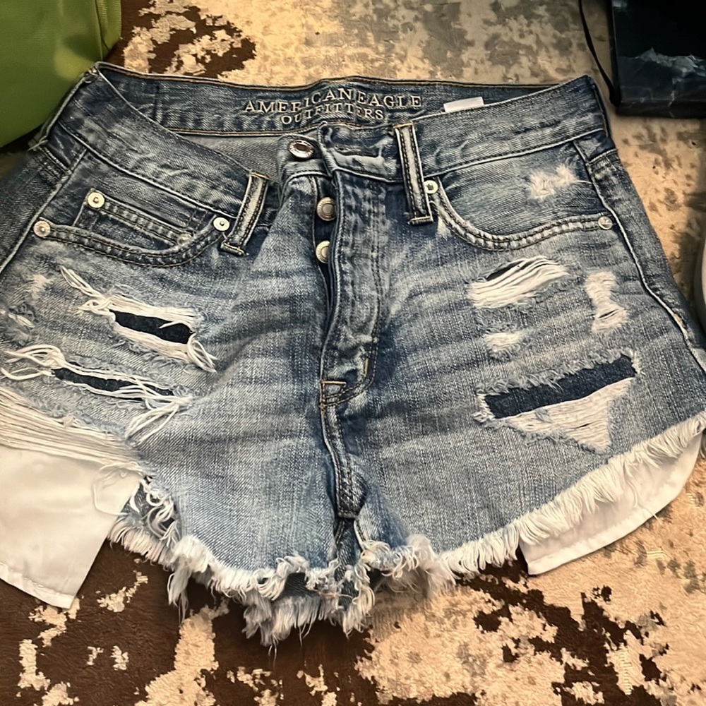 american eagle jean shorts